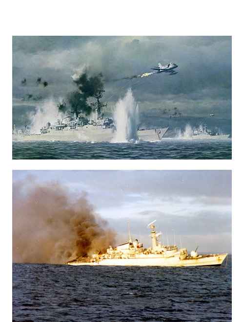 Hundimiento de la HMS Ardent